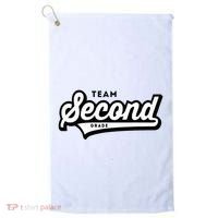 2nd Grade Team School Teacher Second Baseball Style Golf Towel thumb 0