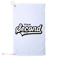 2nd Grade Team School Teacher Second Baseball Style Golf Towel thumb 0