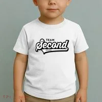 2nd Grade Team School Teacher Second Baseball Style Toddler T-Shirt thumb 2