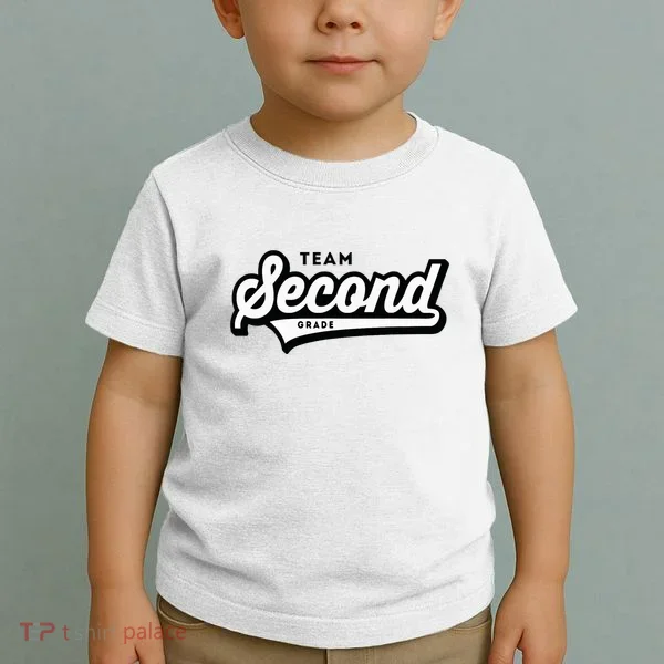 2nd Grade Team School Teacher Second Baseball Style Toddler T-Shirt