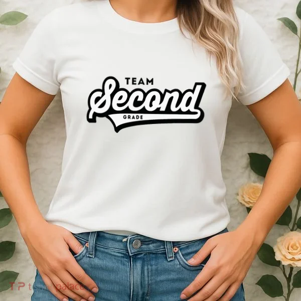2nd Grade Team School Teacher Second Baseball Style Women's T-Shirt