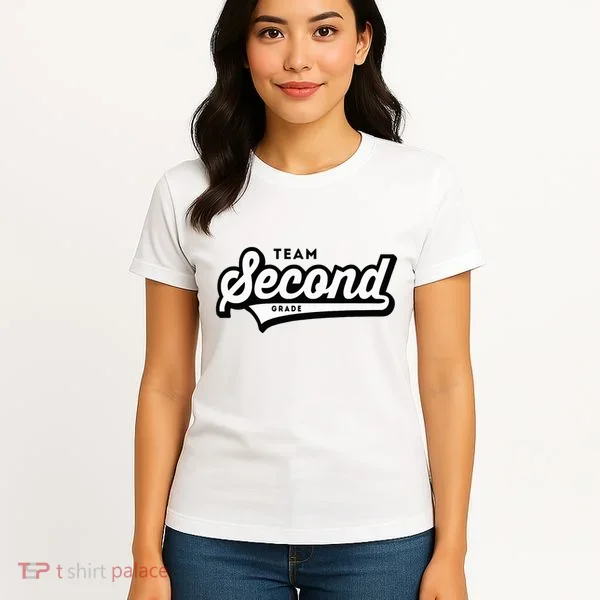 2nd Grade Team School Teacher Second Baseball Style Women's T-Shirt