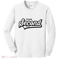 2nd Grade Team School Teacher Second Baseball Style Kids Long Sleeve Shirt thumb 0