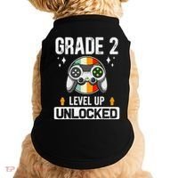 2nd Grade Unlocked Level Up Back To School Second Grade Doggie Tank thumb 0