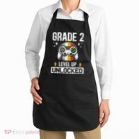2nd Grade Unlocked Level Up Back To School Second Grade Apron thumb 2