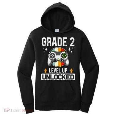 2nd Grade Unlocked Level Up Back To School Second Grade Women's Hoodie