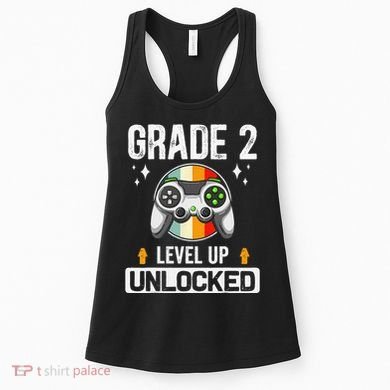 2nd Grade Unlocked Level Up Back To School Second Grade Women's Tank Top