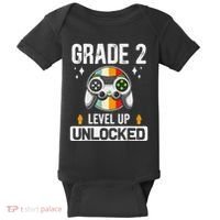2nd Grade Unlocked Level Up Back To School Second Grade Baby Bodysuit thumb 0