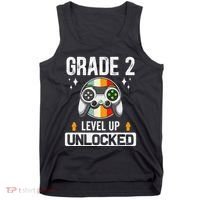 2nd Grade Unlocked Level Up Back To School Second Grade Tank Top thumb 0
