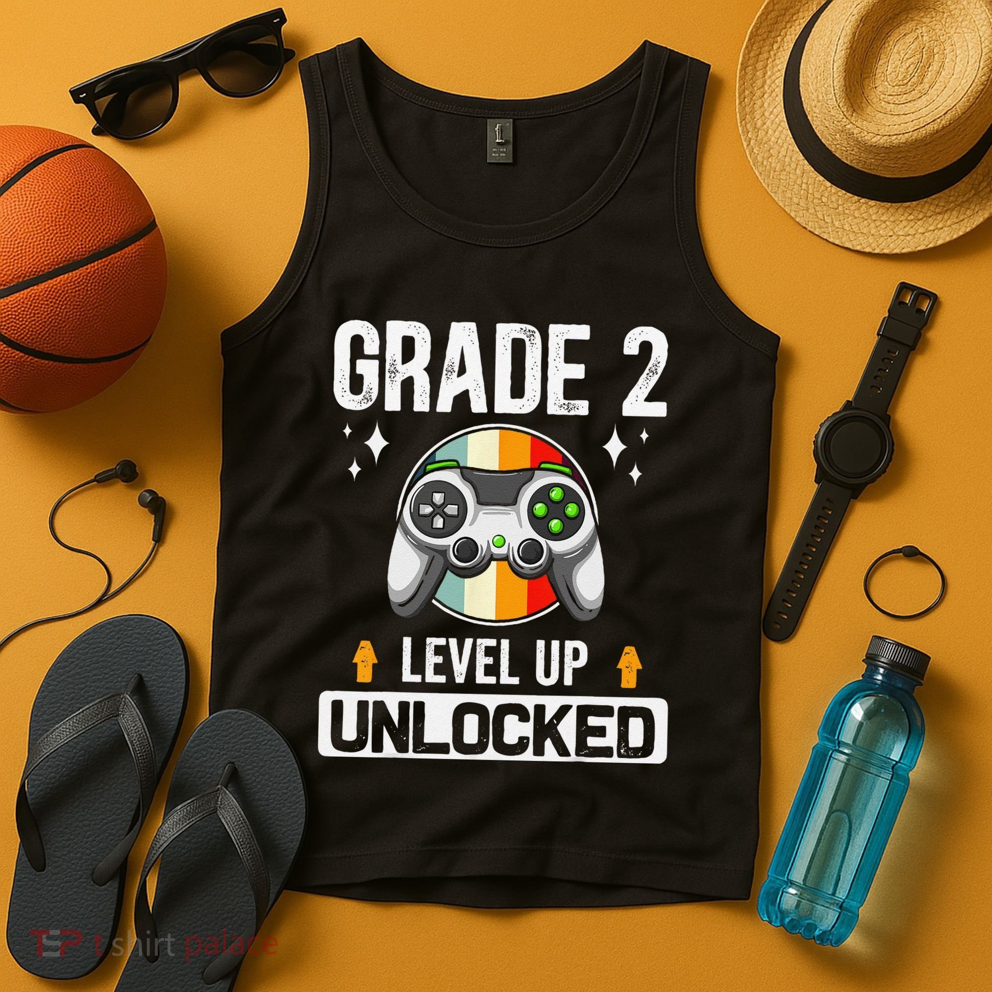 2nd Grade Unlocked Level Up Back To School Second Grade Tank Top