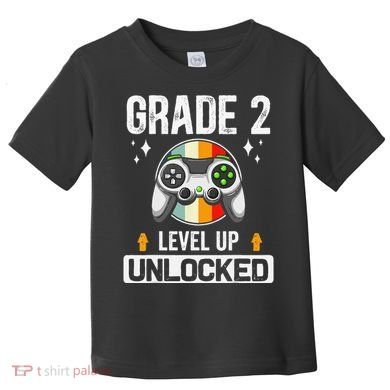 2nd Grade Unlocked Level Up Back To School Second Grade Toddler T-Shirt