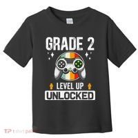 2nd Grade Unlocked Level Up Back To School Second Grade Toddler T-Shirt thumb 0