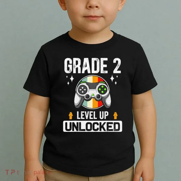2nd Grade Unlocked Level Up Back To School Second Grade Toddler T-Shirt
