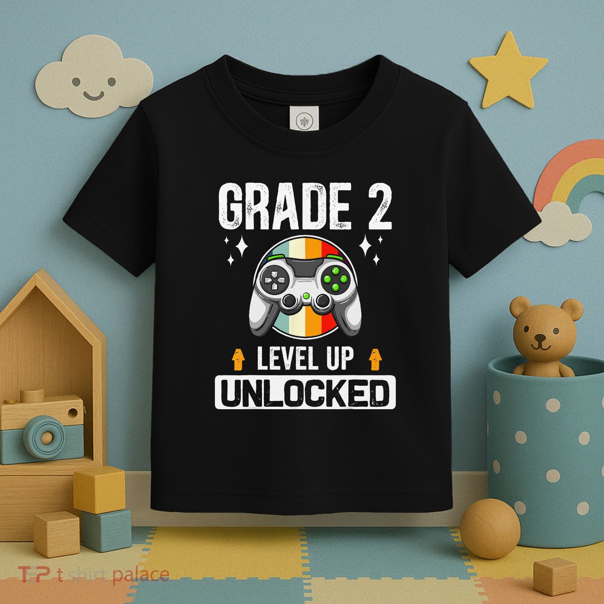 2nd Grade Unlocked Level Up Back To School Second Grade Toddler T-Shirt