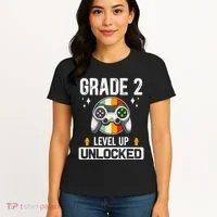 2nd Grade Unlocked Level Up Back To School Second Grade Women's T-Shirt thumb 4