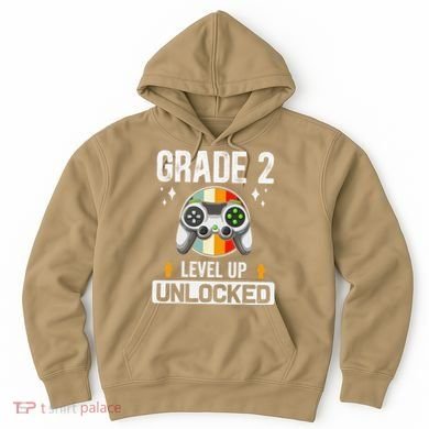 2nd Grade Unlocked Level Up Back To School Second Grade Hoodie