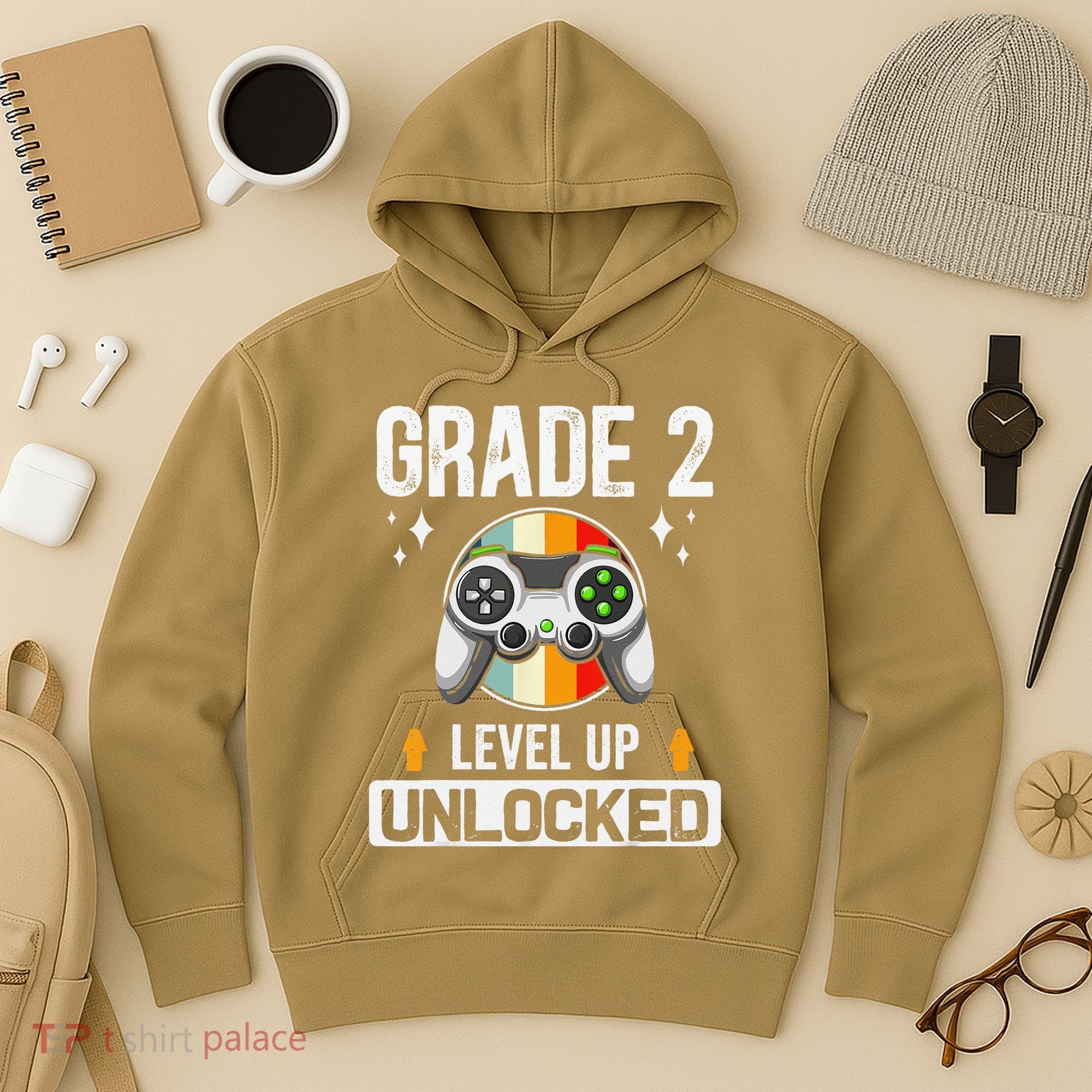 2nd Grade Unlocked Level Up Back To School Second Grade Hoodie