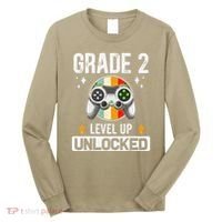 2nd Grade Unlocked Level Up Back To School Second Grade Long Sleeve Shirt thumb 0