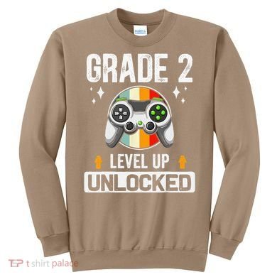 2nd Grade Unlocked Level Up Back To School Second Grade Sweatshirt