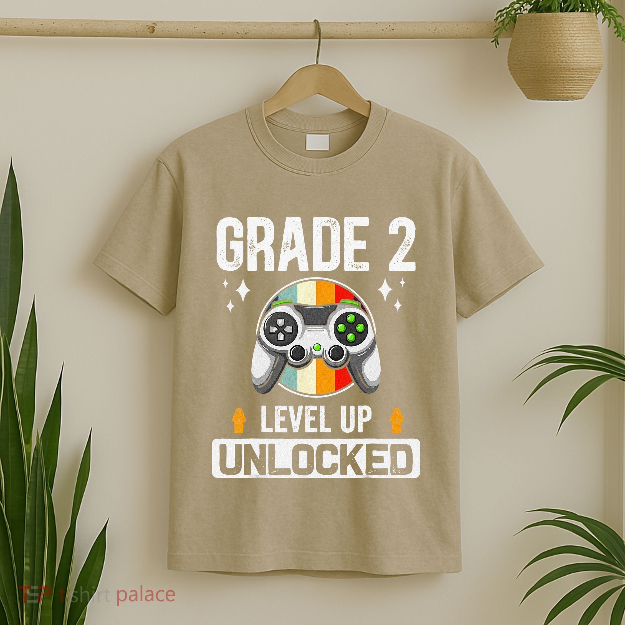 2nd Grade Unlocked Level Up Back To School Second Grade T-Shirt