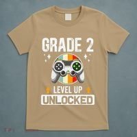2nd Grade Unlocked Level Up Back To School Second Grade T-Shirt thumb 5