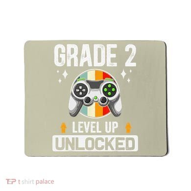 2nd Grade Unlocked Level Up Back To School Second Grade Mousepad