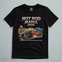 2025 Hot Rod Mania Cruise Woodward Ave Classic Cars T-Shirt thumb 5