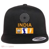 2024 India Cricket Jersey India Cricket In Usa Flat Bill Trucker Hat thumb 0