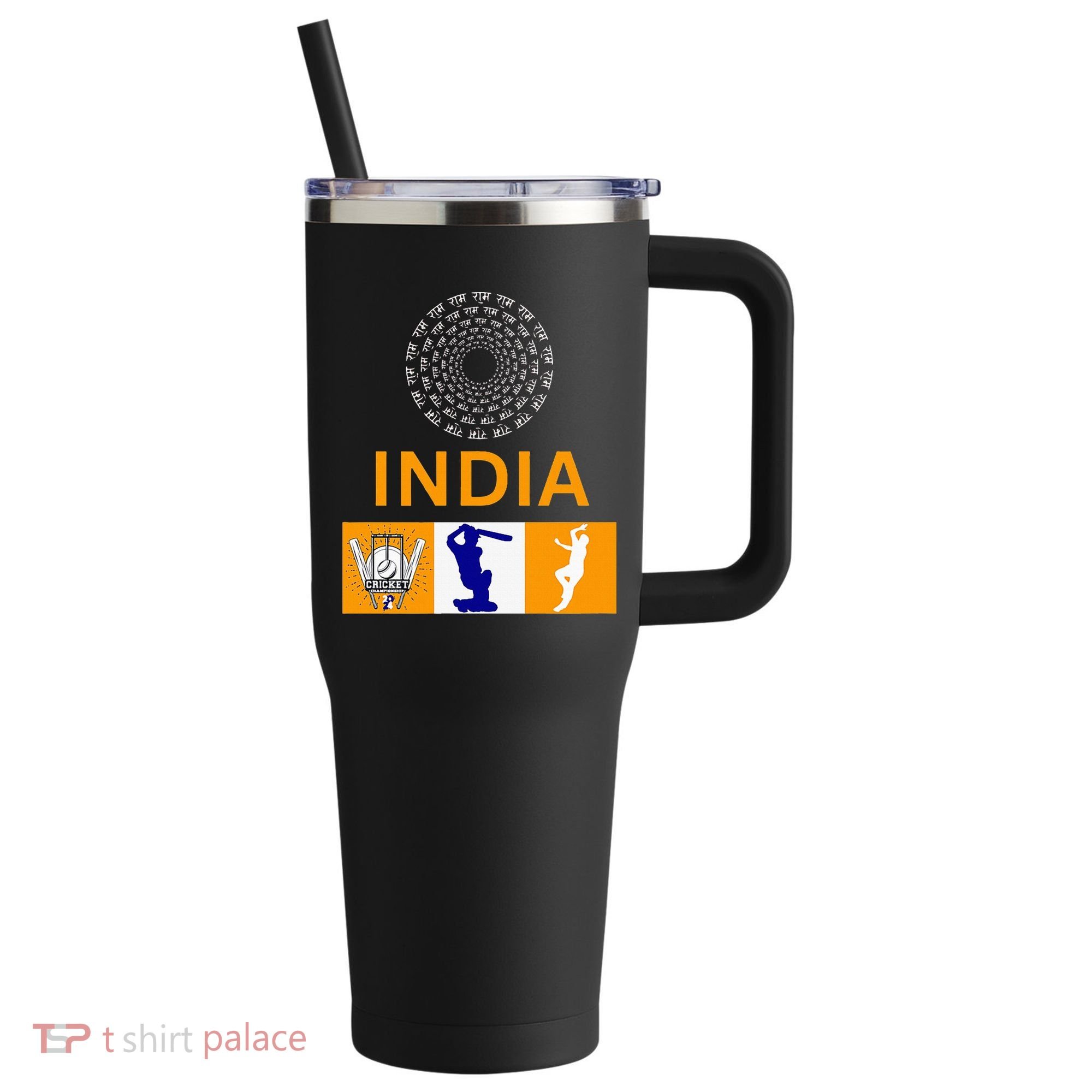 2024 India Cricket Jersey India Cricket In Usa 40oz Vacuum Insulated Stainless Steel Travel Tumbler