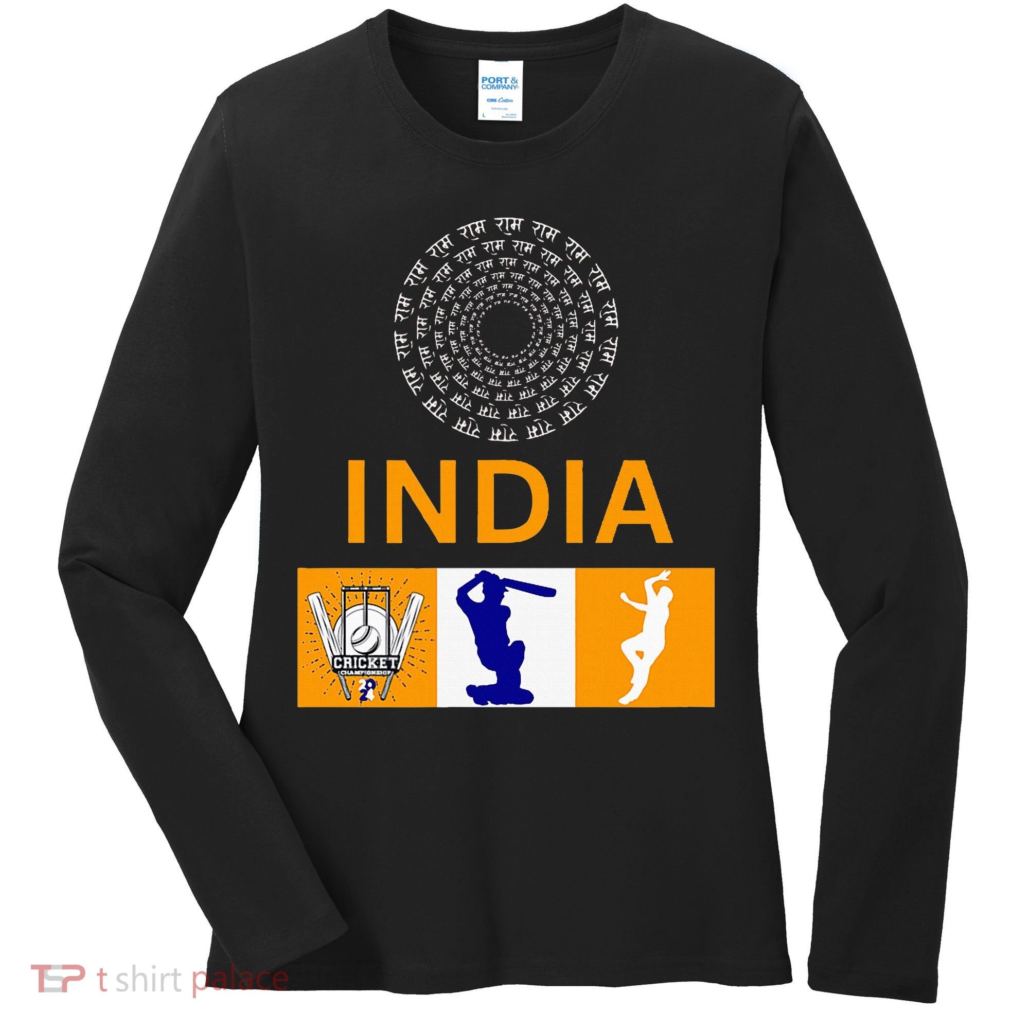 2024 India Cricket Jersey India Cricket In Usa Women's Long Sleeve Shirt