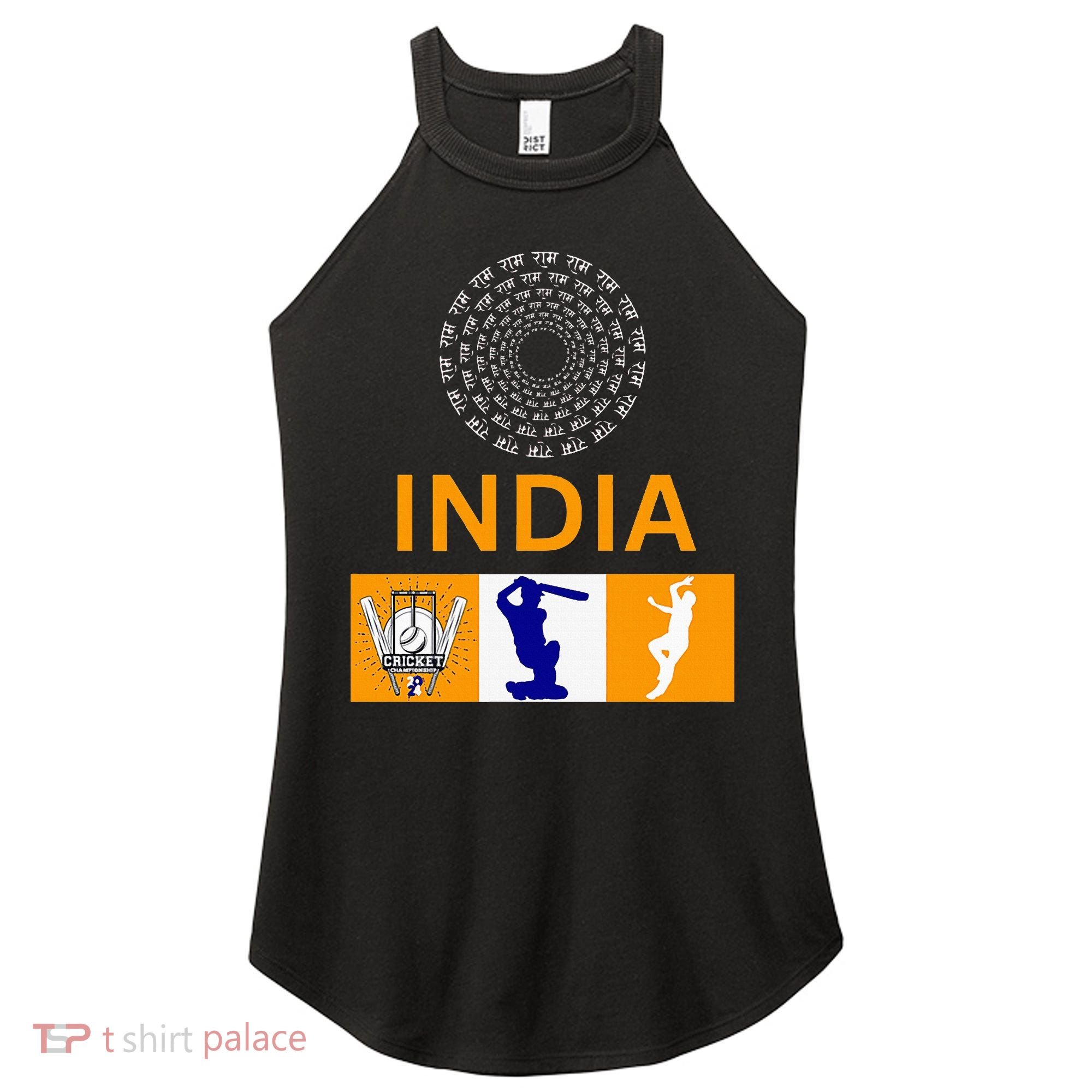 2024 India Cricket Jersey India Cricket In Usa Women's Perfect Tri Rocker Tank