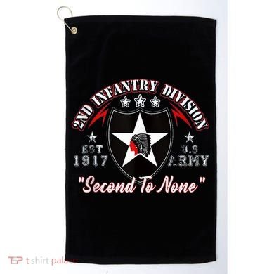2nd Infantry Division Shirts Second To None Golf Towel