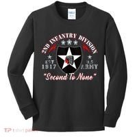 2nd Infantry Division Shirts Second To None Kids Long Sleeve Shirt thumb 0