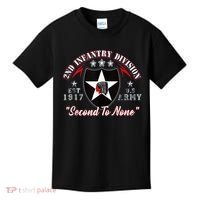 2nd Infantry Division Shirts Second To None Kids T-Shirt thumb 0