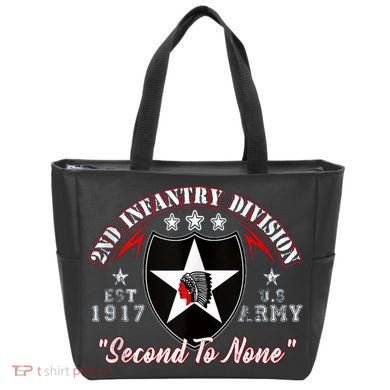 2nd Infantry Division Shirts Second To None Tote Bag