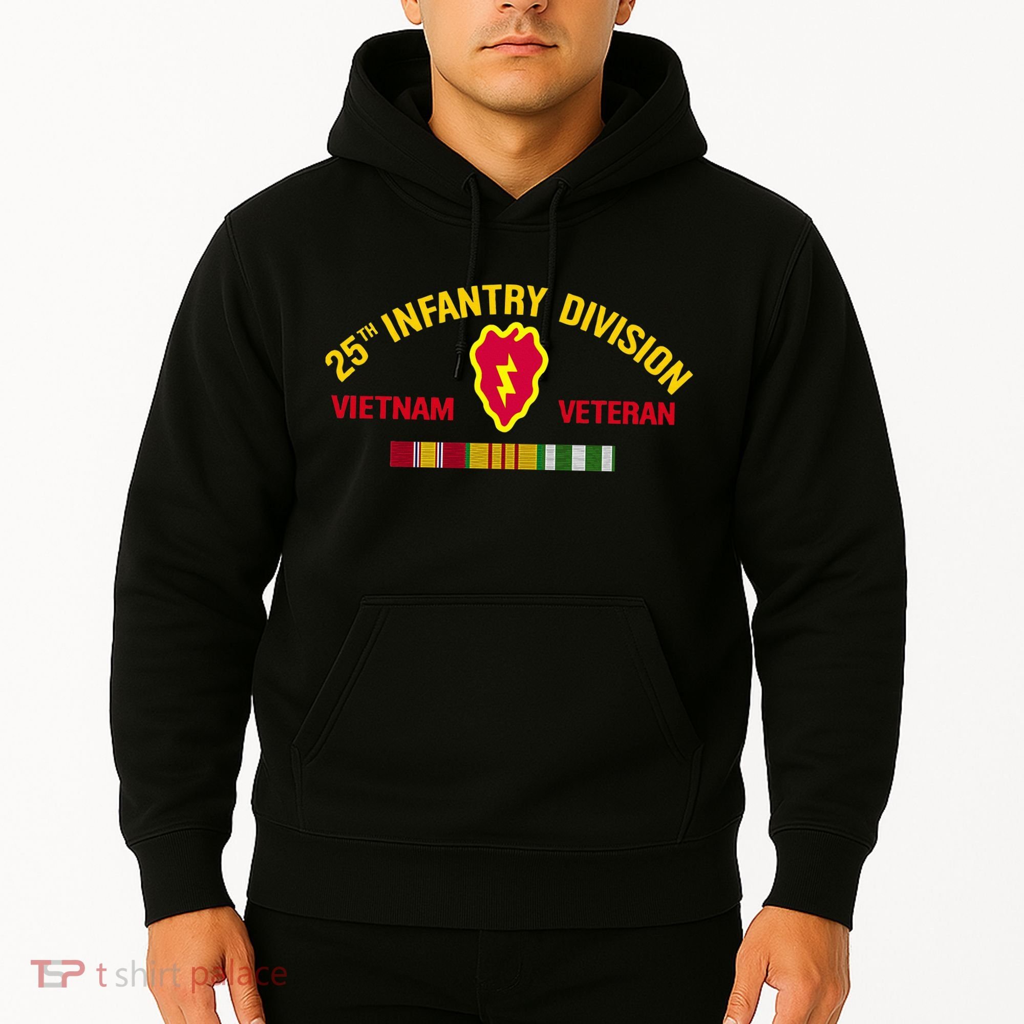 25th Infantry Division Vietnam War Veteran Hoodie