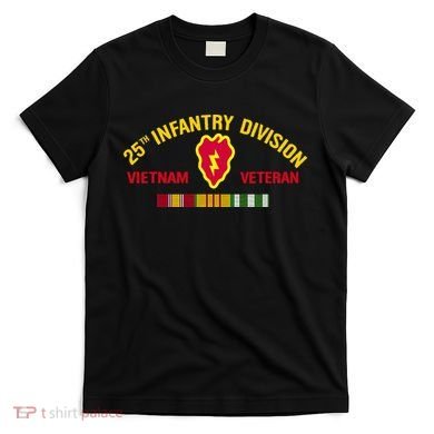 25th Infantry Division Vietnam War Veteran T-Shirt