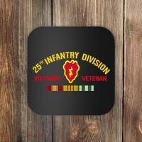25th Infantry Division Vietnam War Veteran Coaster thumb 0