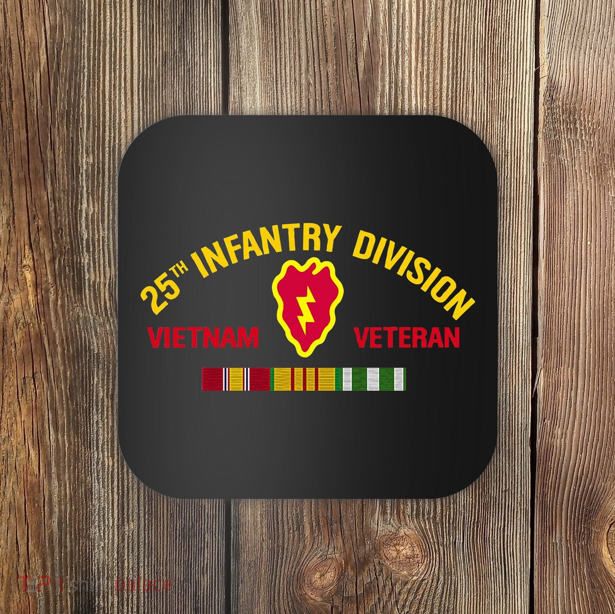 25th Infantry Division Vietnam War Veteran Coaster