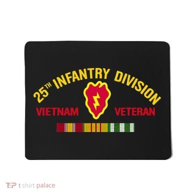 25th Infantry Division Vietnam War Veteran Mousepad