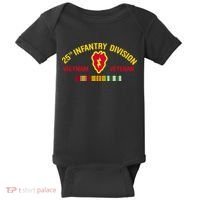 25th Infantry Division Vietnam War Veteran Baby Bodysuit thumb 0