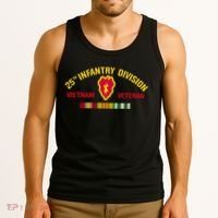 25th Infantry Division Vietnam War Veteran Tank Top thumb 3