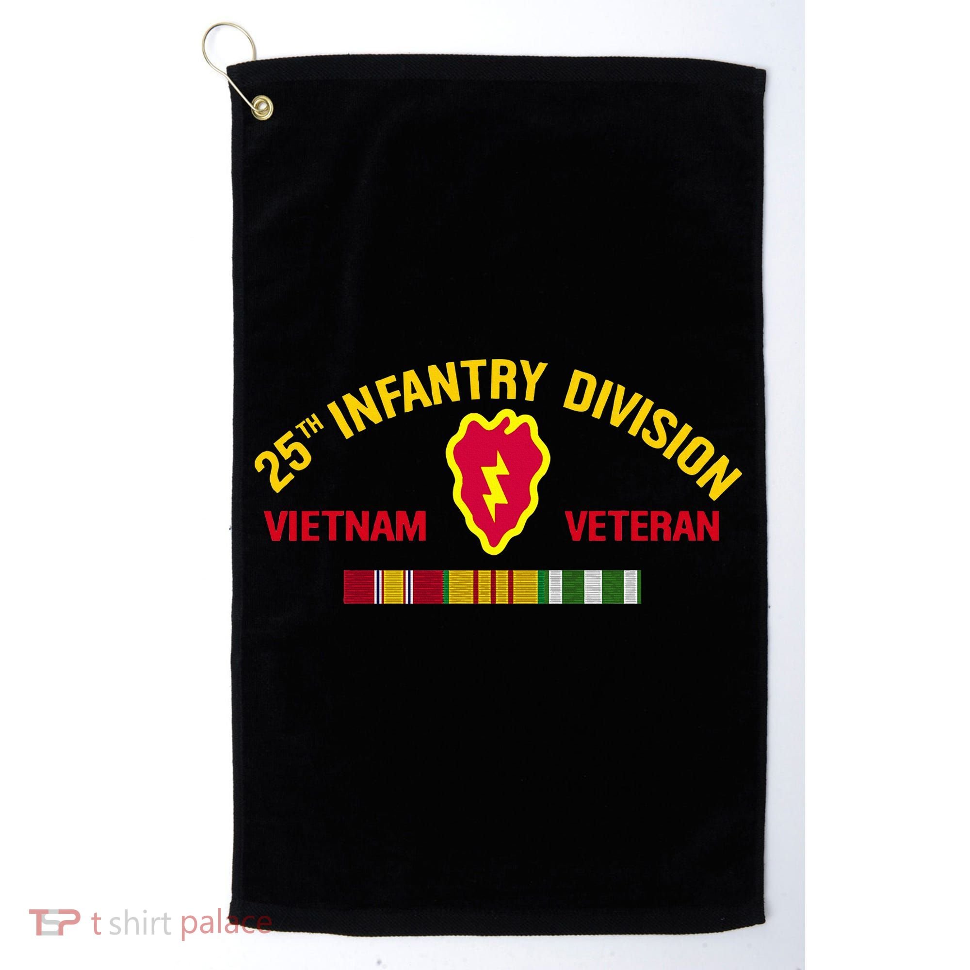 25th Infantry Division Vietnam War Veteran Golf Towel