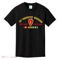25th Infantry Division Vietnam War Veteran Kids T-Shirt thumb 0