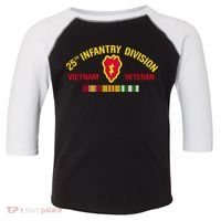 25th Infantry Division Vietnam War Veteran Toddler Fine Jersey T-Shirt thumb 0