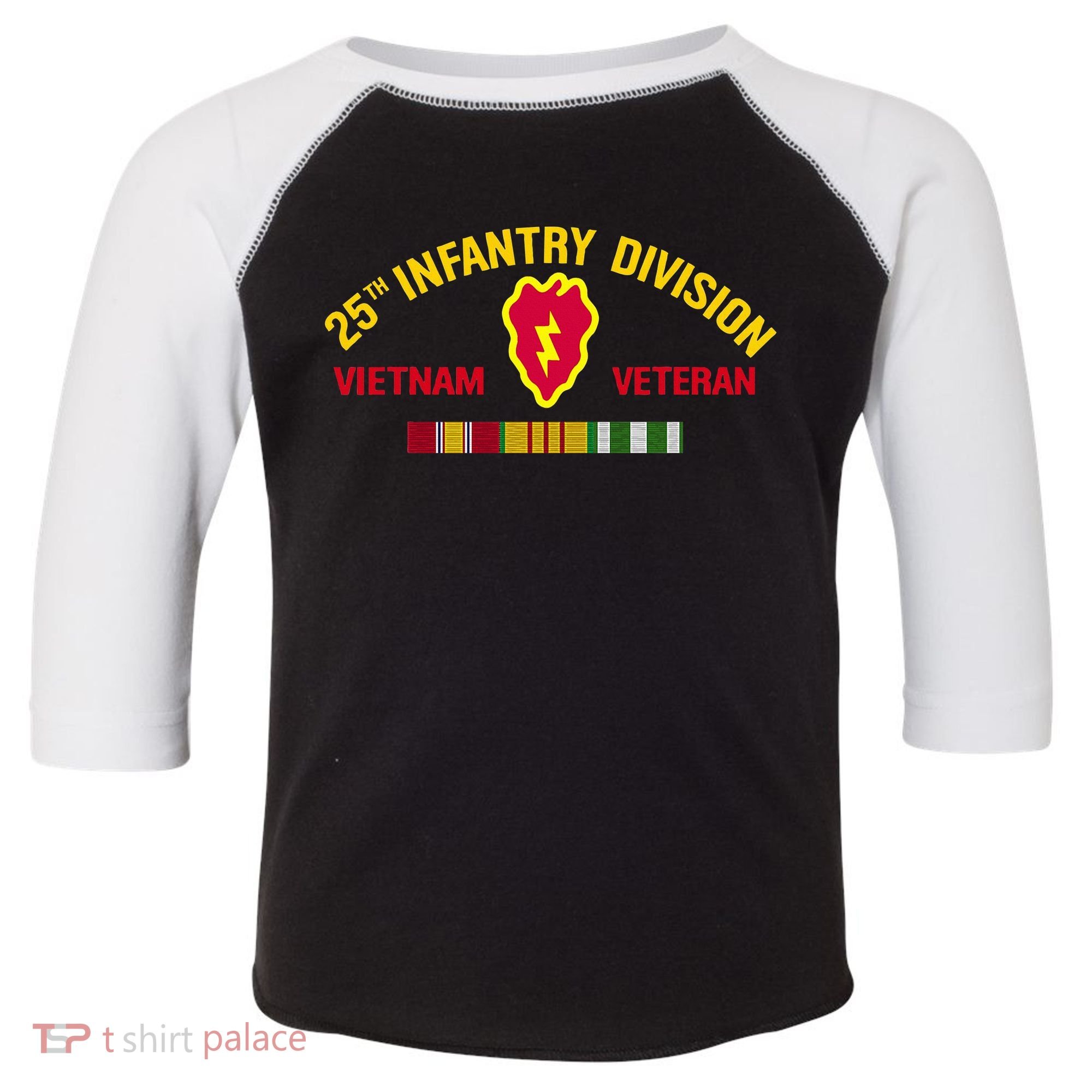 25th Infantry Division Vietnam War Veteran Toddler Fine Jersey T-Shirt