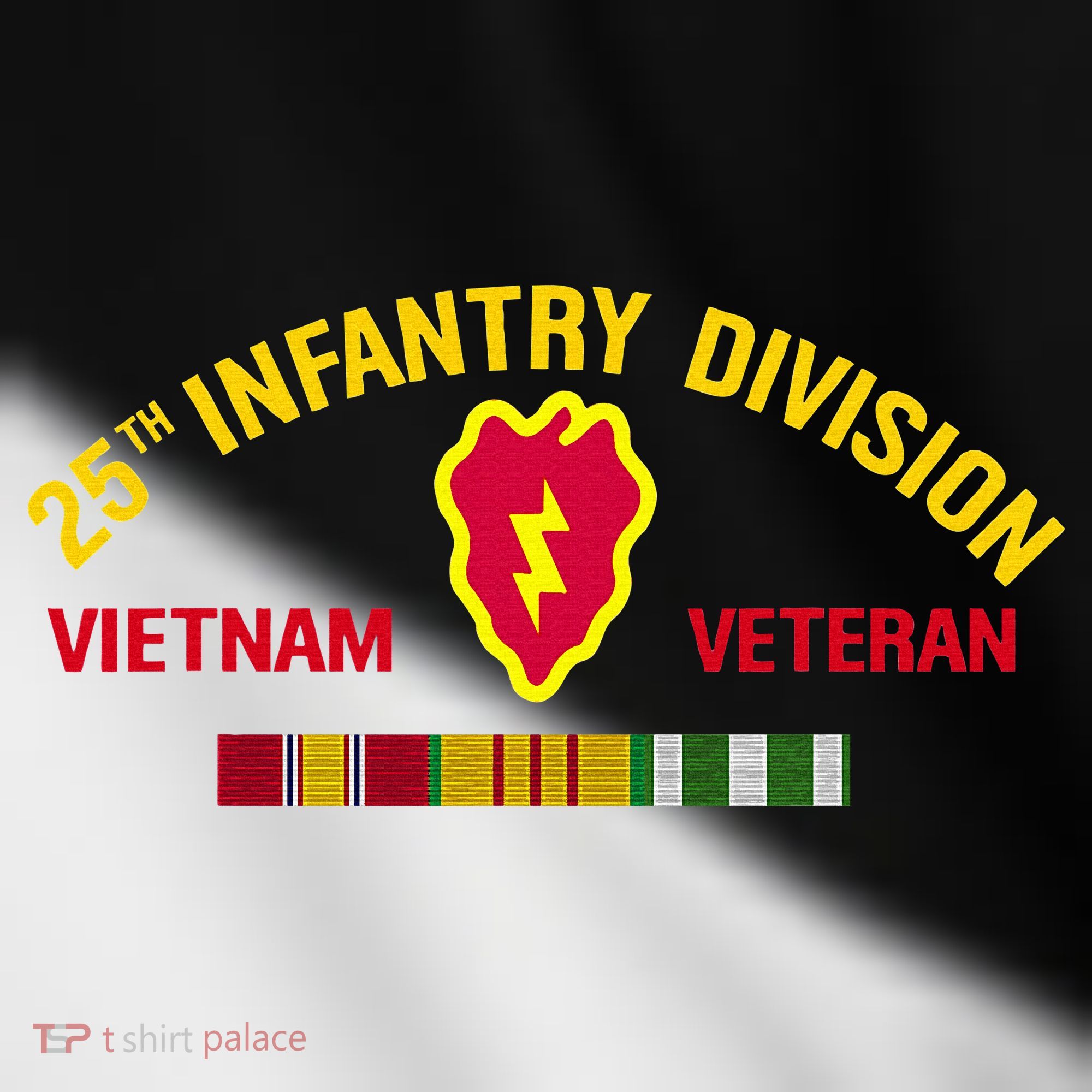 25th Infantry Division Vietnam War Veteran Toddler Fine Jersey T-Shirt