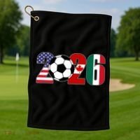 2026 International Soccer Tournament Golf Towel thumb 1