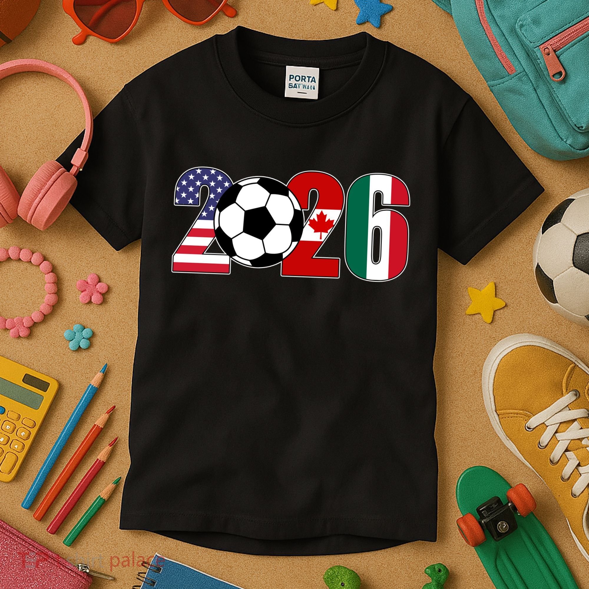 2026 International Soccer Tournament Kids T-Shirt