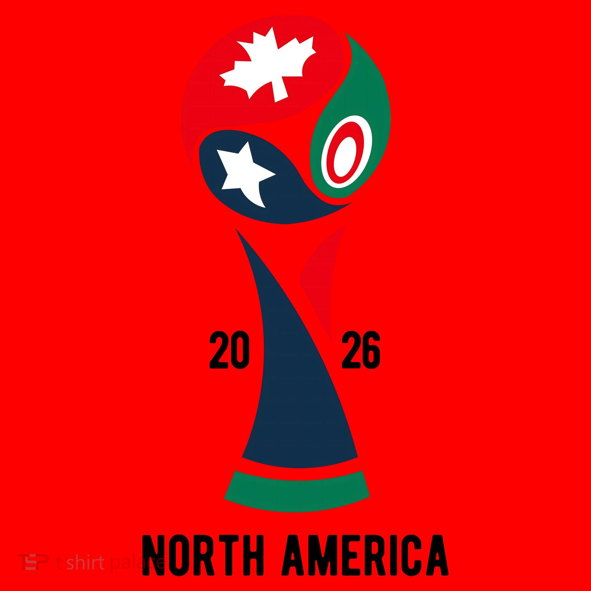 2026 International Soccer Tournament North America Santa Hat